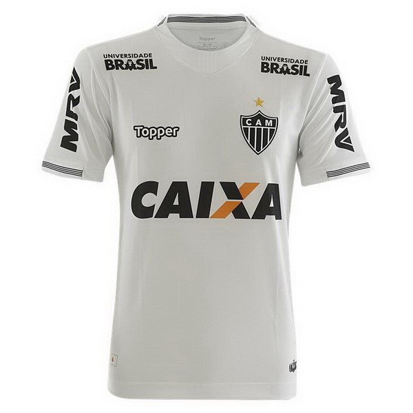 Camiseta Atlético Mineiro Replica Segunda Ropa 2018/19 Blanco